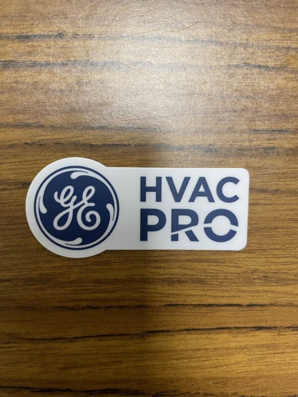 Small GE HVAC Pro Sticker