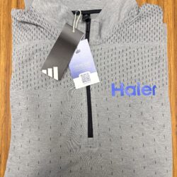 Haier Adidas Quarter Zip Golf Shirts [HLI]