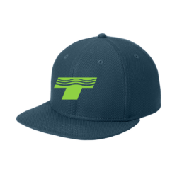 Taco Flat Bill Snapback Cap 3D Logo